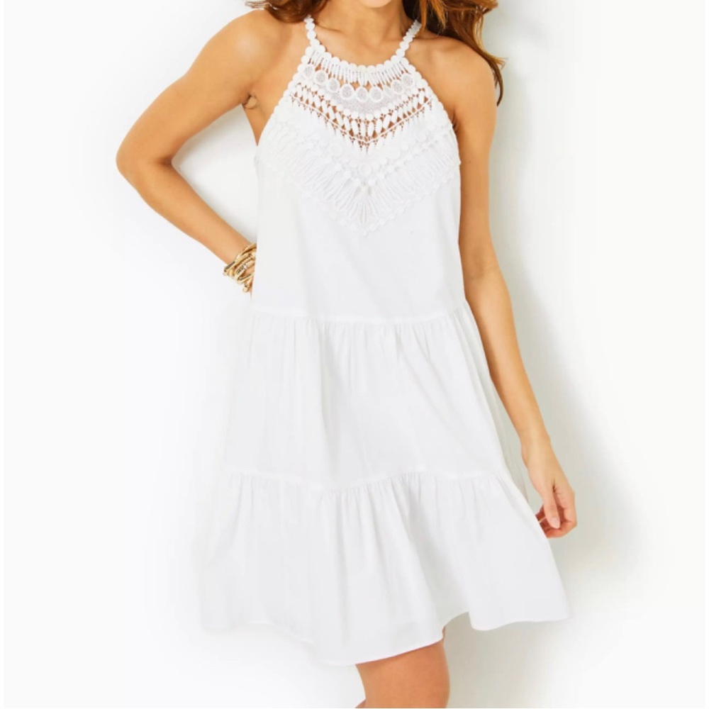 Lilly Pulitzer Britt Cotton Halter Dress